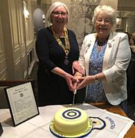 85th Charter Night with District Chairman Janet Whittles